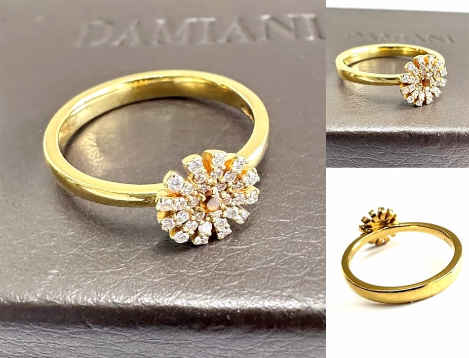 DAMIANI ダミアーニ マルゲリータ リング K18 YG ダイヤモンド