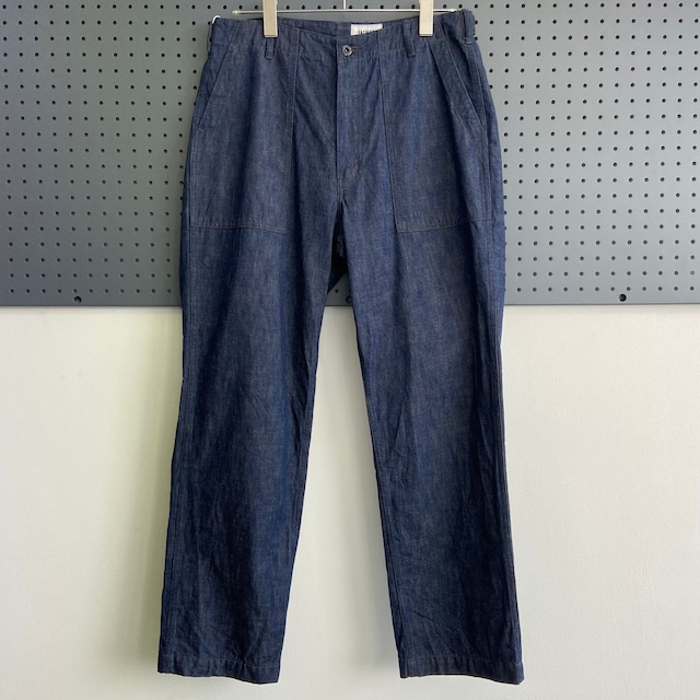 FATIGUE SLACKS / FP001 / UTILITY SLACKS / 10oz INDIGO DENIM