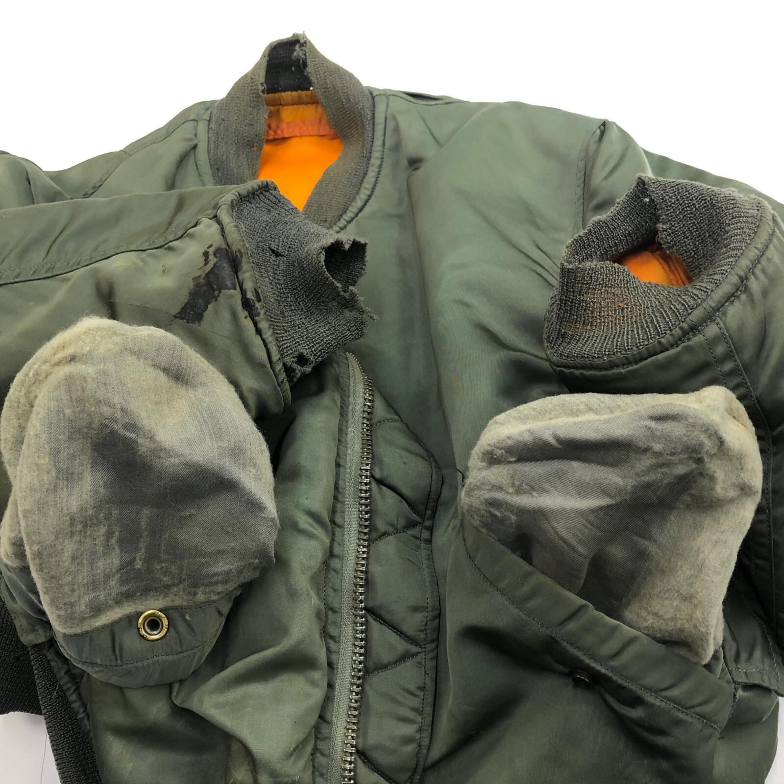 U.S.AIR FORCE アルファ 70年代 MA-1 フライトジャケット JACKET
