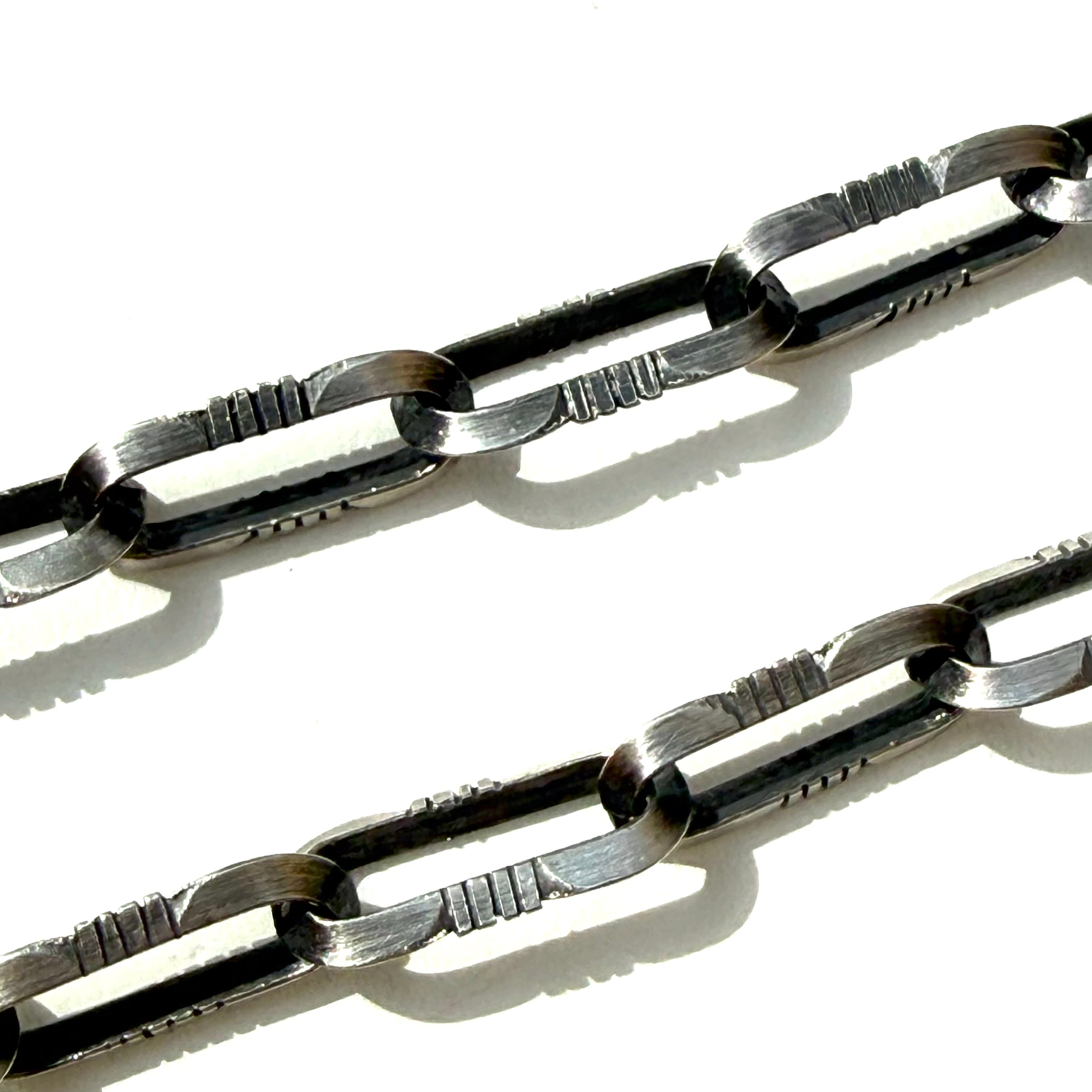 Navajo Chain Bracelet （Triangle Wire Sawed） Size M ナバホ
