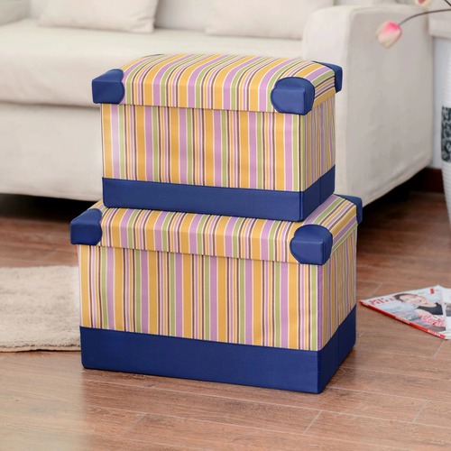 収納スツール １７種類 柄物 高さ25cm 幅40cm 長方形スツール 黒ストライプ パステルストライプ 茶色チェック 収納スツール ロースツール ソファスツール 椅子 小型スツール フットスツール コーヒーテーブル イス北欧 クリエイティブ リビングルーム 家庭用 軽量 玄関 リビング