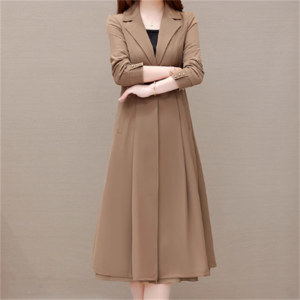 【送料無料】 コート アウター 羽織り 2色 チェスター 袖あり 長袖 Vネック Aライン フレア ロング 異素材切り替え ドッキング かわいい 大人可愛い 大人女子 こなれ感 シンプル カジュアル 大人 上品 おしゃれ お洒落 コンサバ エレガント 無地 春 秋 20代 30代 40代 レディース 女性 ママ デート お出かけ お茶会 女子会 休日 演奏会 授業参観 着回し プチプライス カラバリ デイリーユース 普段使い オルチャン 韓国系 ファッション 定番アイテム 着痩せ インスタ映え