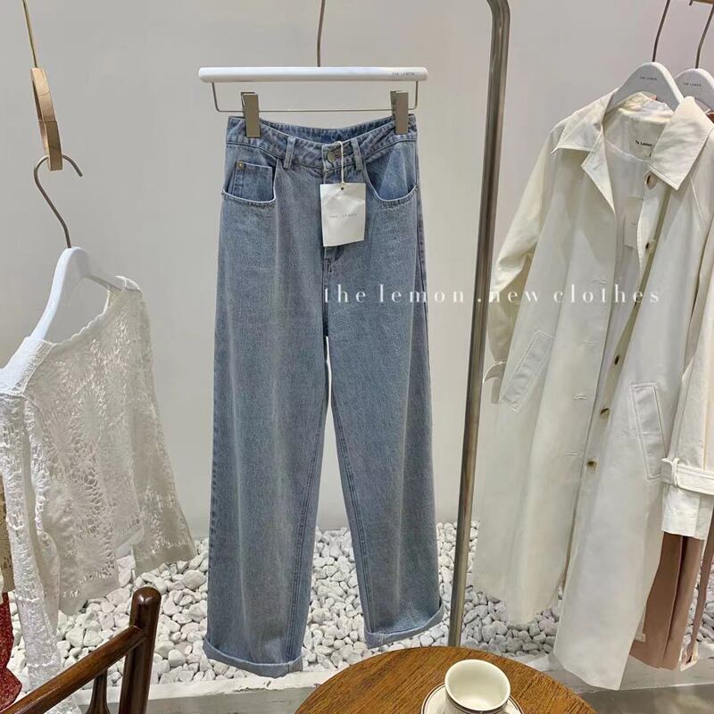 ルーズハイウェスト薄手レディース ビッグFスモールZ韓国22791836606