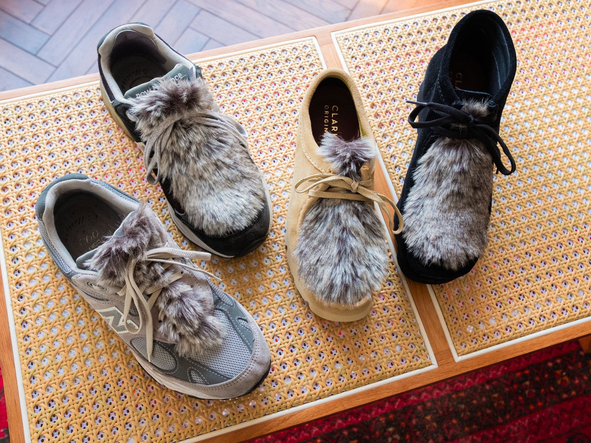 1月31日正午〜予約販売》【fur_chinchilla_gray-mix】Shoes quilt