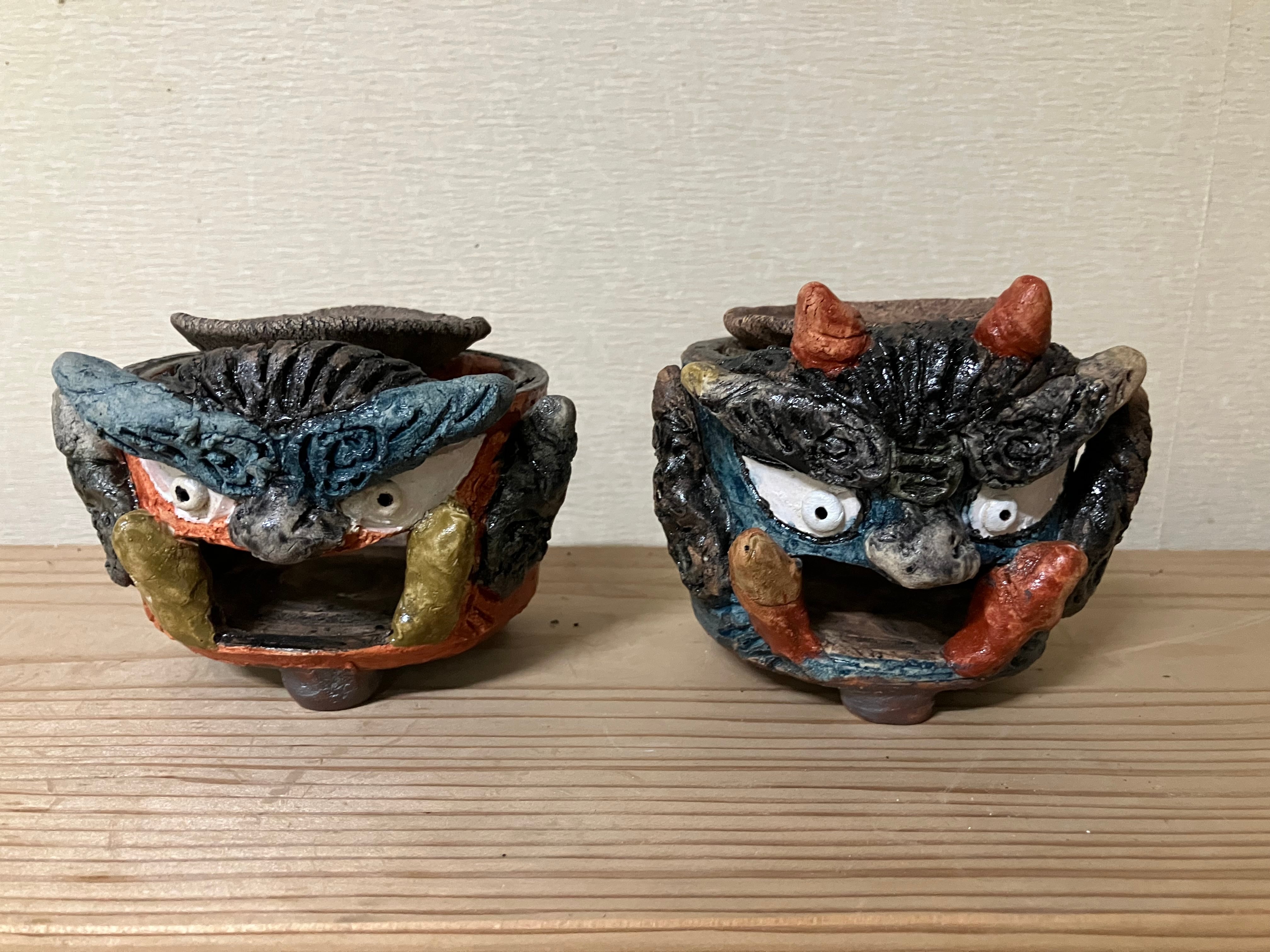 新品 遊遊窯 鬼 小鉢2個 佐賀県武雄市 鉢 | 遊遊窯 夢器行