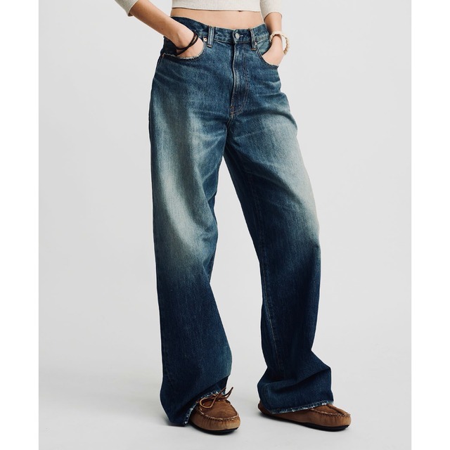 DENIMIST　TERI WIDE LEG JEAN　ESHER BLUE
