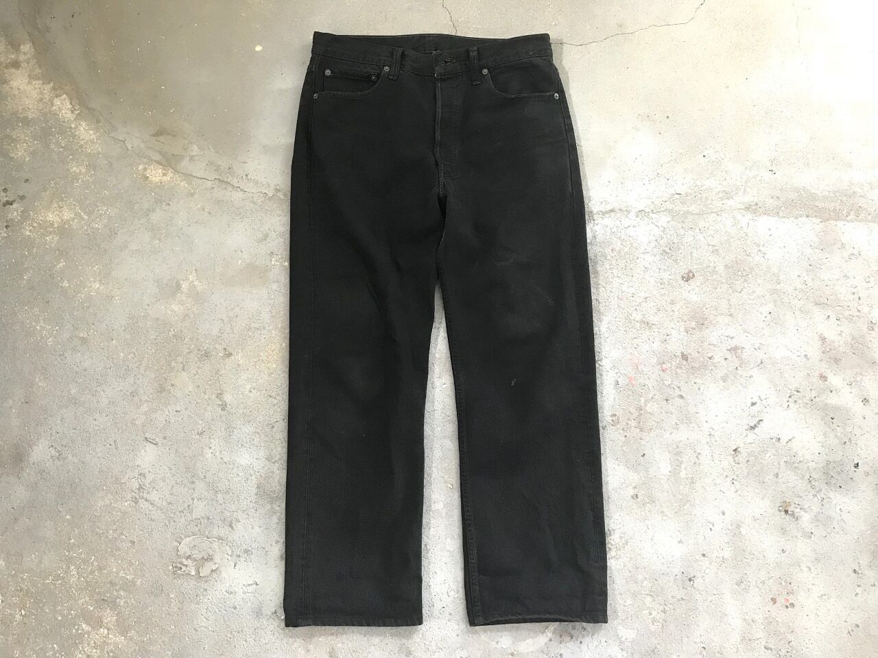 90s Levis black denim pants MADE IN USA
