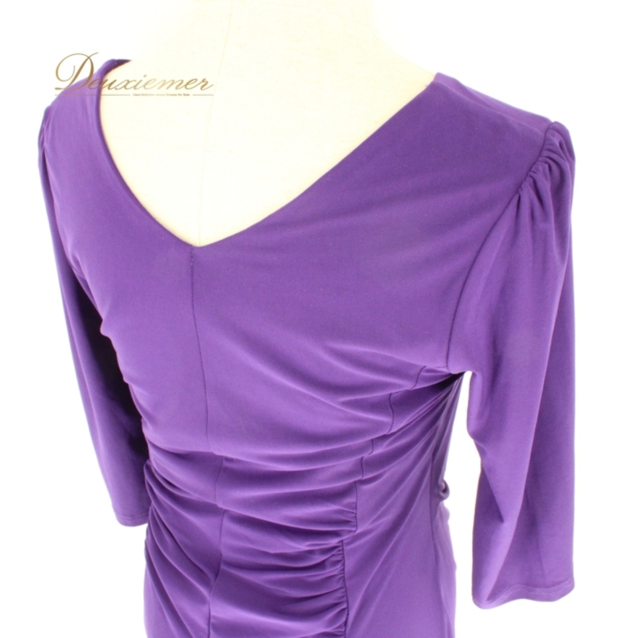 社交ダンス 衣装 スタンダード ドレス ワンピース レッスンウェア パーティドレス ICHIOKU イチオク パープル系 紫 無地 フォーマル 伸縮性 舞台映え おしゃれ 大人用 ドレスアップ カジュアル 長袖 シンプル 美ライン 記念日 パーティー用 ファッション レディース 体型カバー 着心地抜群 ロングドレス エレガント デザイン 競技用 ダンスウェア