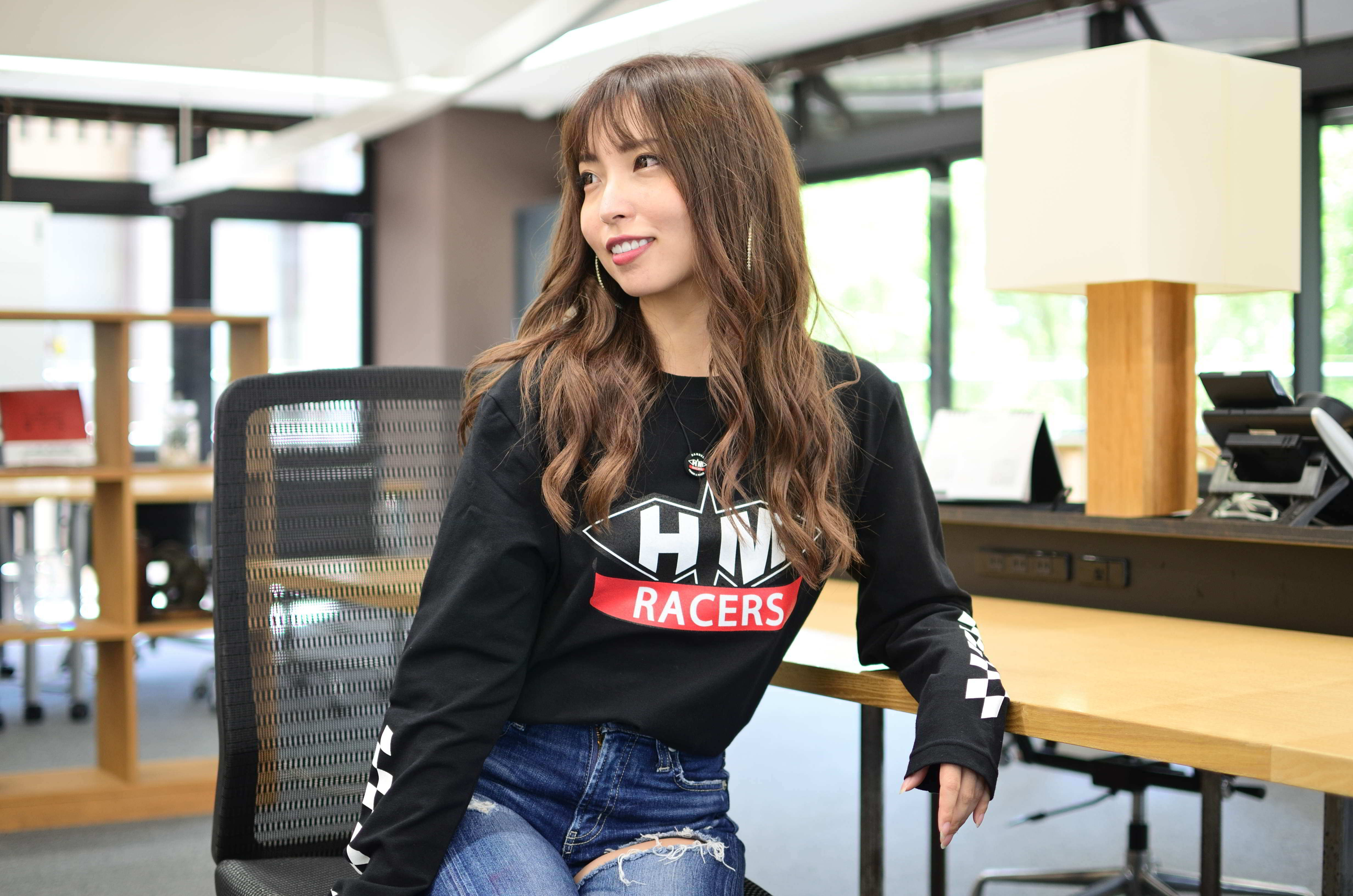 HMR official Long Sleeve Tシャツ with BANDEL | HIROMAZ RACERS