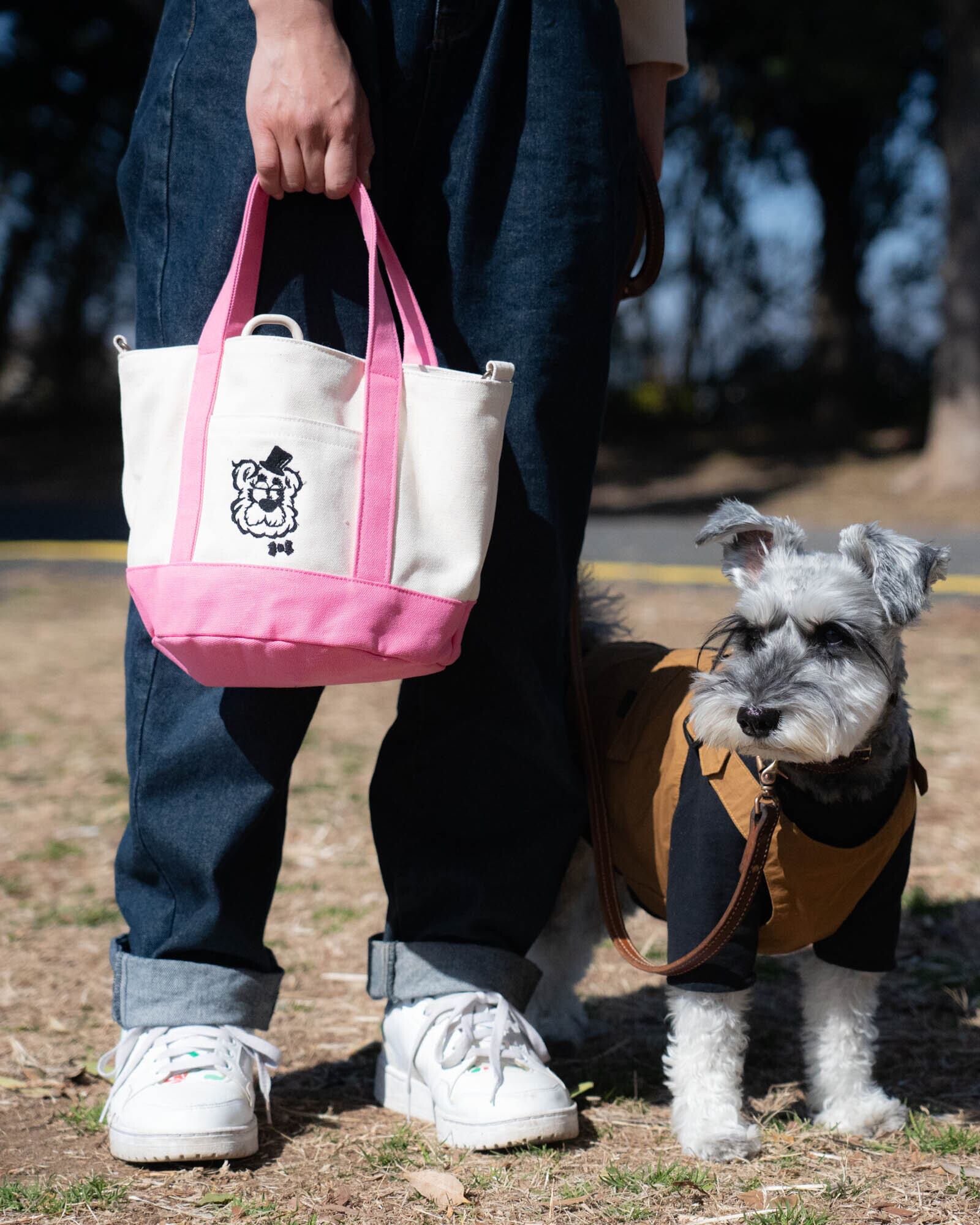 キャンバス バケツトート「MR.BACCA」 刺繍 ｜inunobacca | Inunobacca