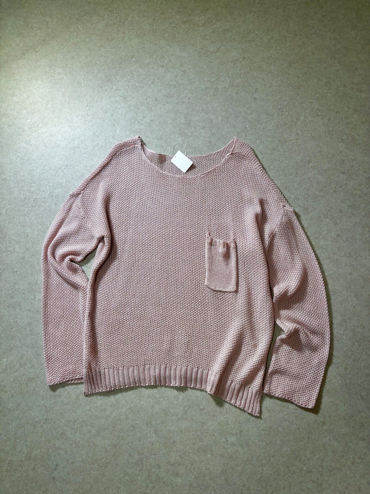 Low-gauge knit