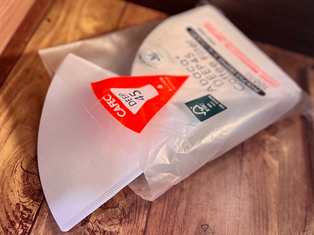CAFEC アバカプラスDEEP 45 コーヒーフィルター White 3～7杯用（100枚）