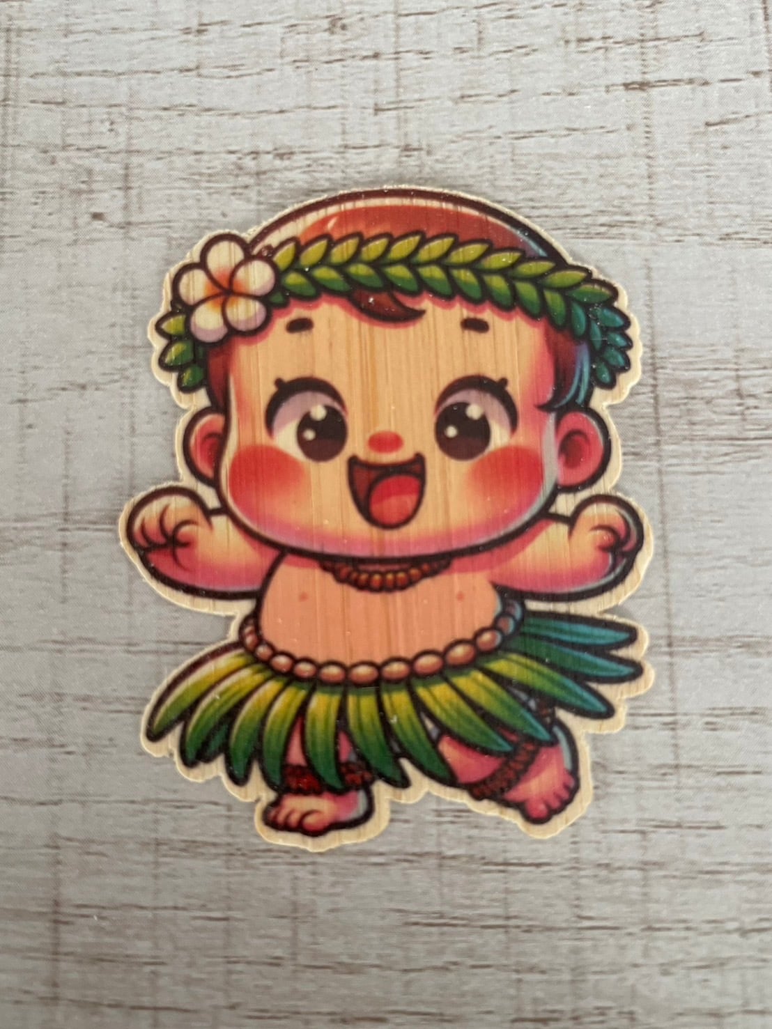 バンブーステッカー　フラベビー