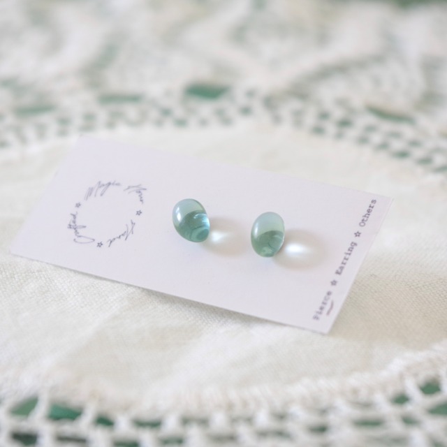 Seaglass【Droplets】ピアス