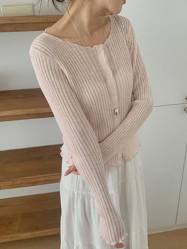 (予約) miel / Way cardigan 3color