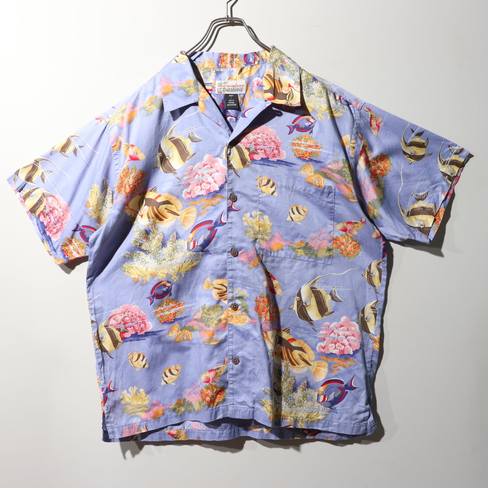 極美品 L 03年パタロハ 熱帯魚 アロハシャツ パタゴニア 極美品 L 03年パタロハ 熱帯魚 アロハシャツ パタゴニア