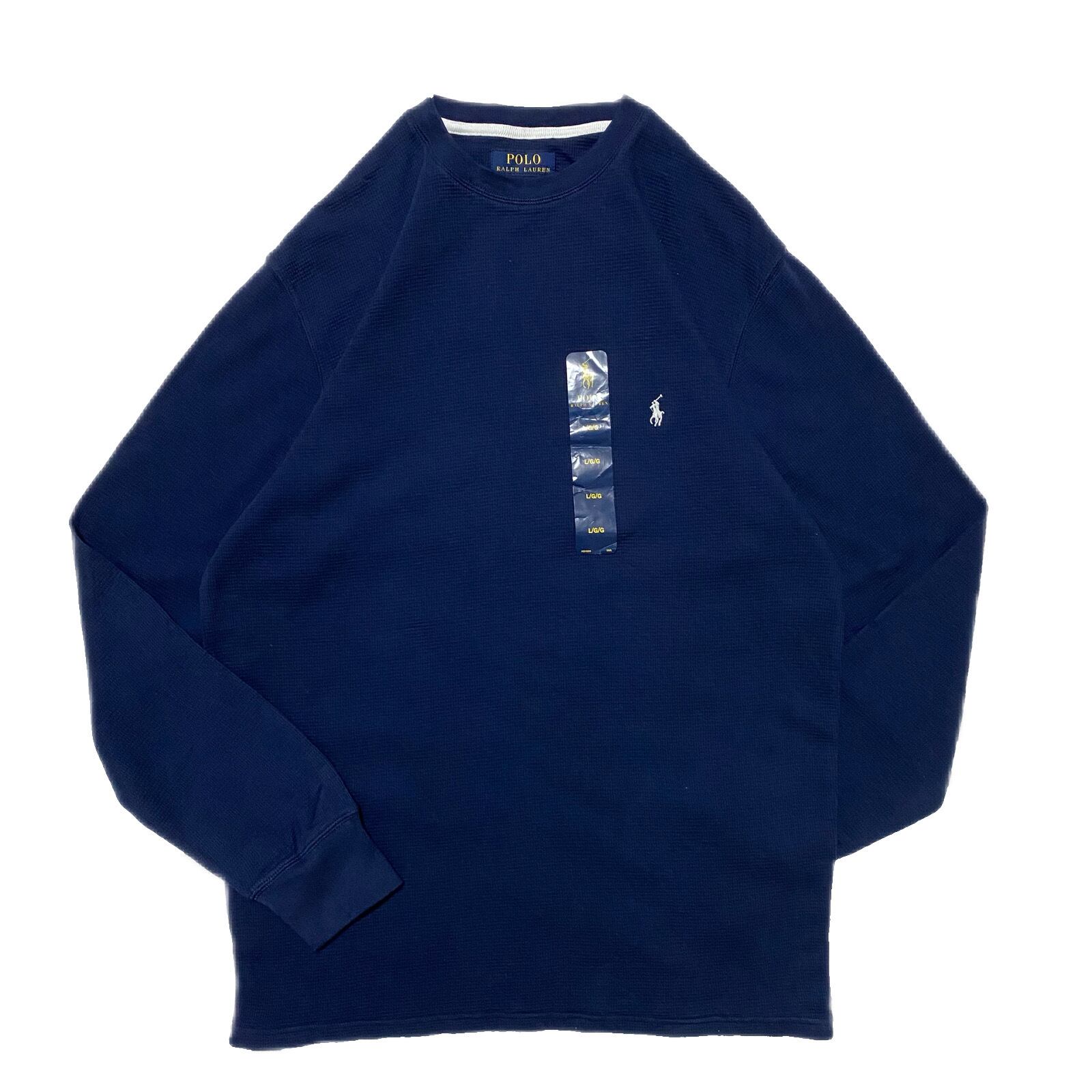 【Ralph Lauren】ラルフローレン サーマルトップス ネイビー デッドストック