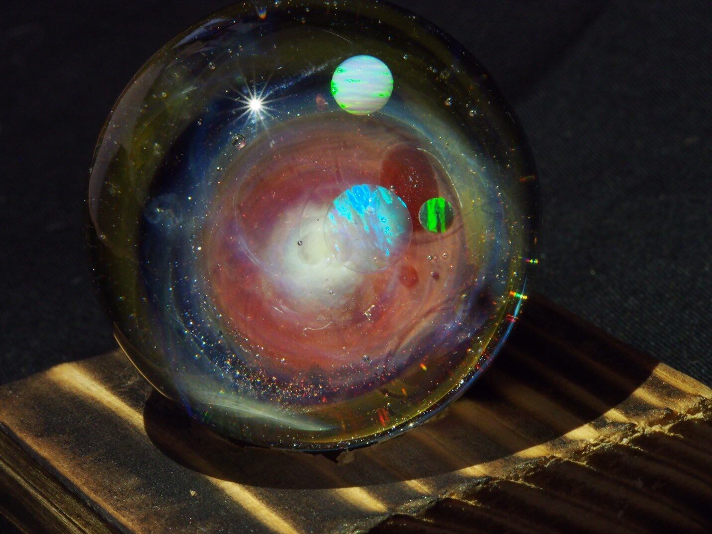 in My world」 宇宙 ガラス | S.J.B.works