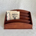 木製カードホルダー　レターラック　レタースタンド 19otf7