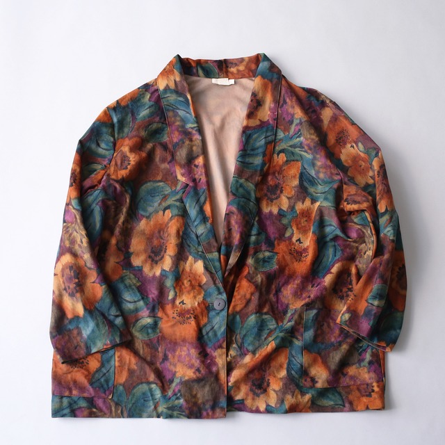 flower art pattern 1b easy tailored jacket