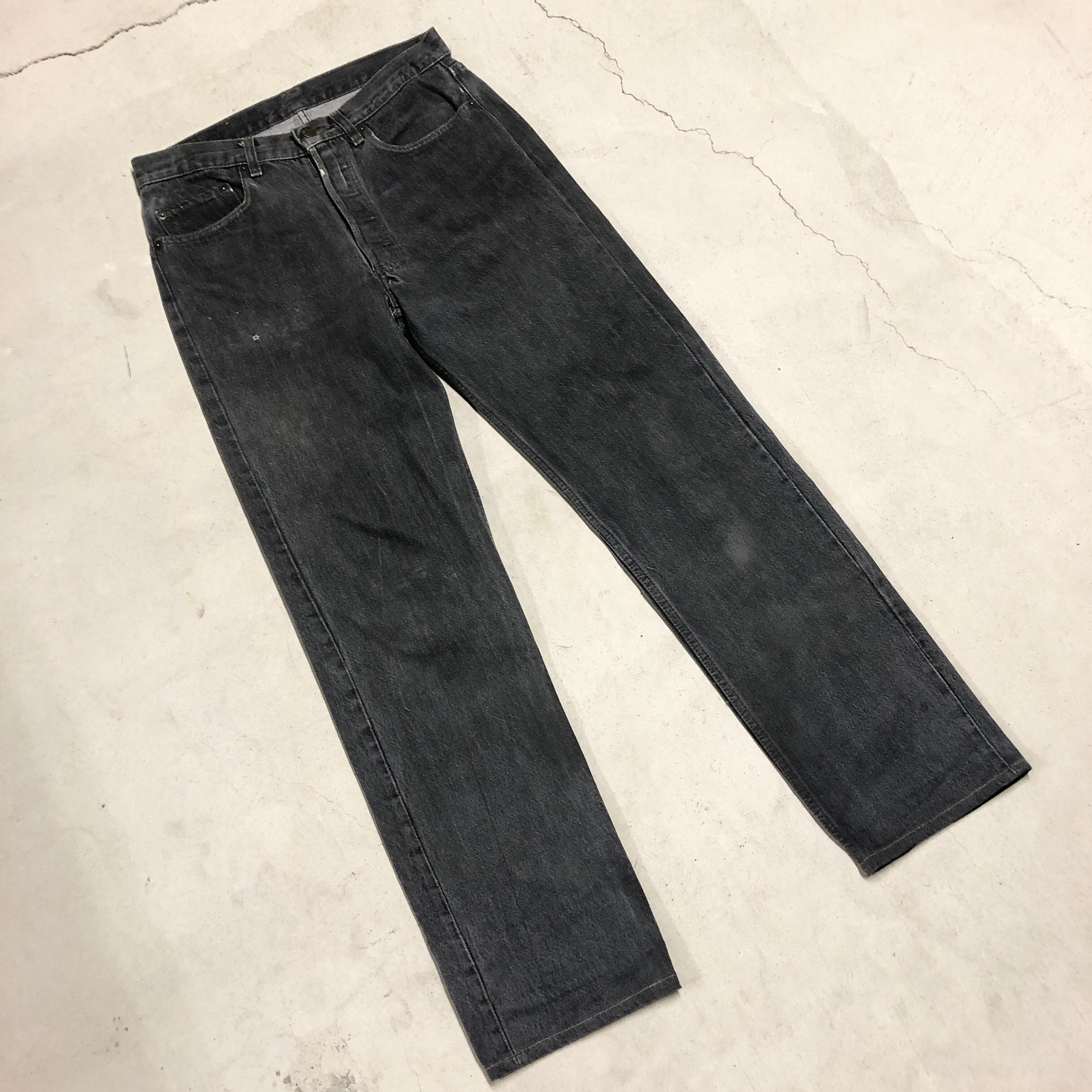 Levi's 先染め559先染め black denim pants W31 1990'S LEVI'S 先染め BLACK DENIM PANT | safarionline