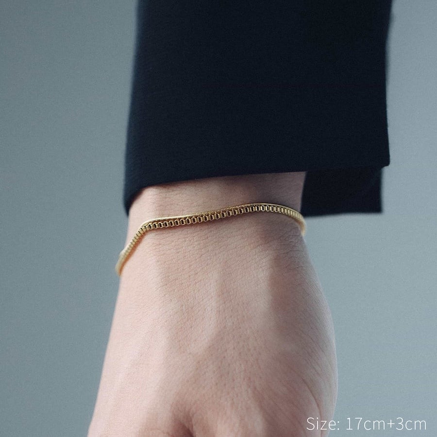 thin venetian bracelet（gold）#b51 | garcia