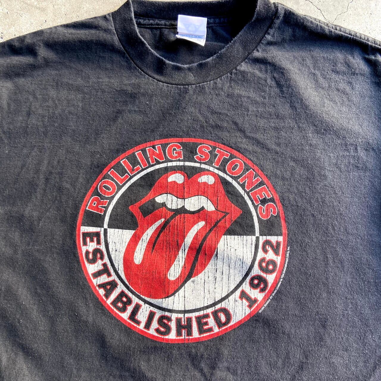The Rolling Stones ローリングストーンズ ロゴプリント ロゴtシャツ バンドtシャツ メンズxl 古着 黒 ブラック Tシャツ Sa2107 Cave 古着屋 公式 古着通販サイト