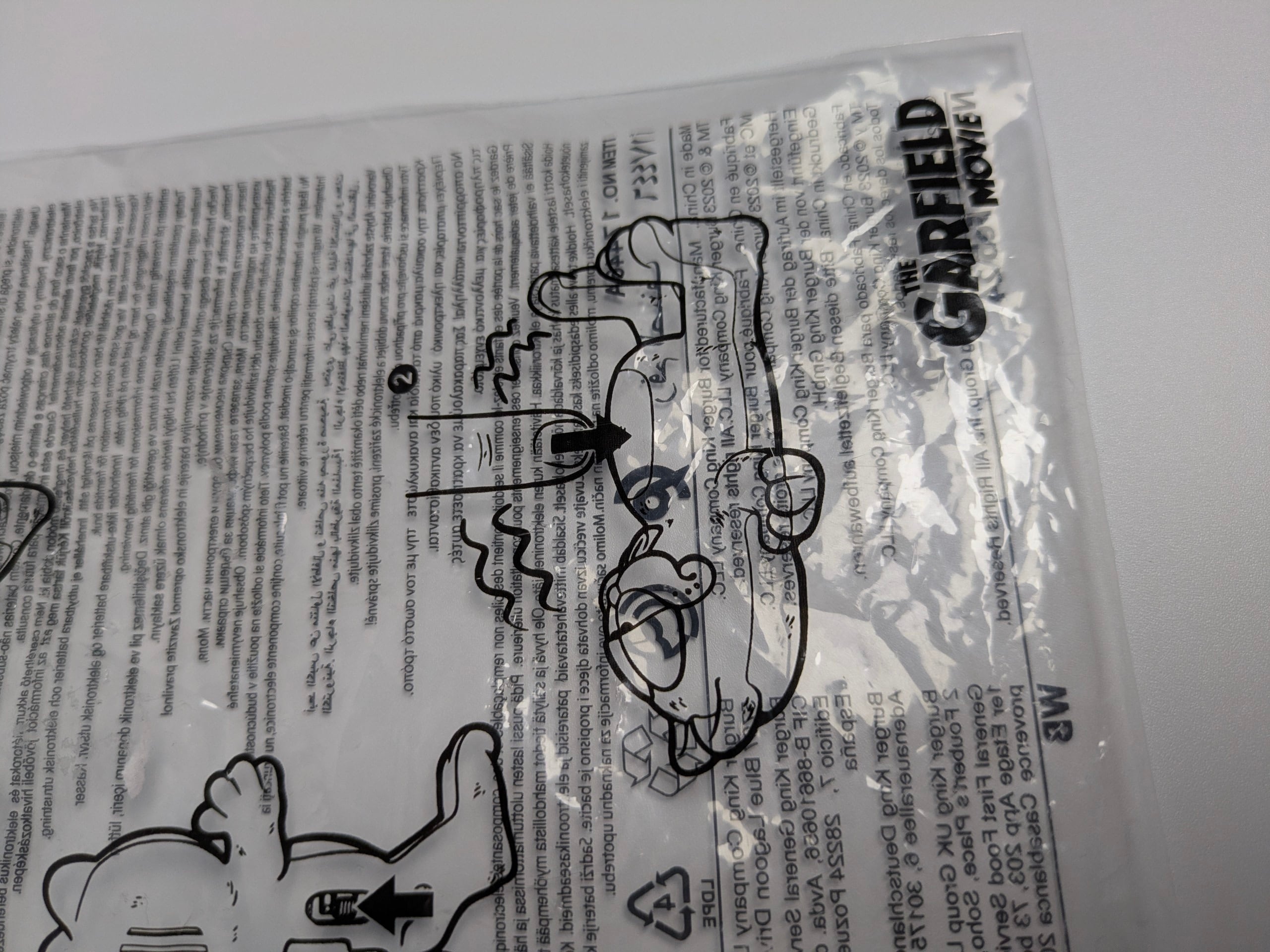 【 Garfield ( ガーフィールド ) 】 BURGERKING MealToy / ガーフィールド2023MOVIE ver. / バーガーキング / ミールトイ 〚アメリカン雑貨 アメトイ〛