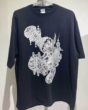 BANDTシャツ　タバコ男【受注生産品】