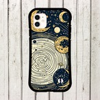 受注生産 iPhoneケース 白い渦巻き月のクラシック星図｜天体図 STAR056C