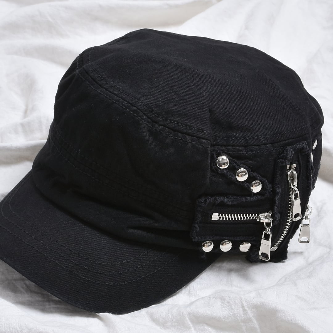 【12/10新着】ZIPスタッズワークキャップ