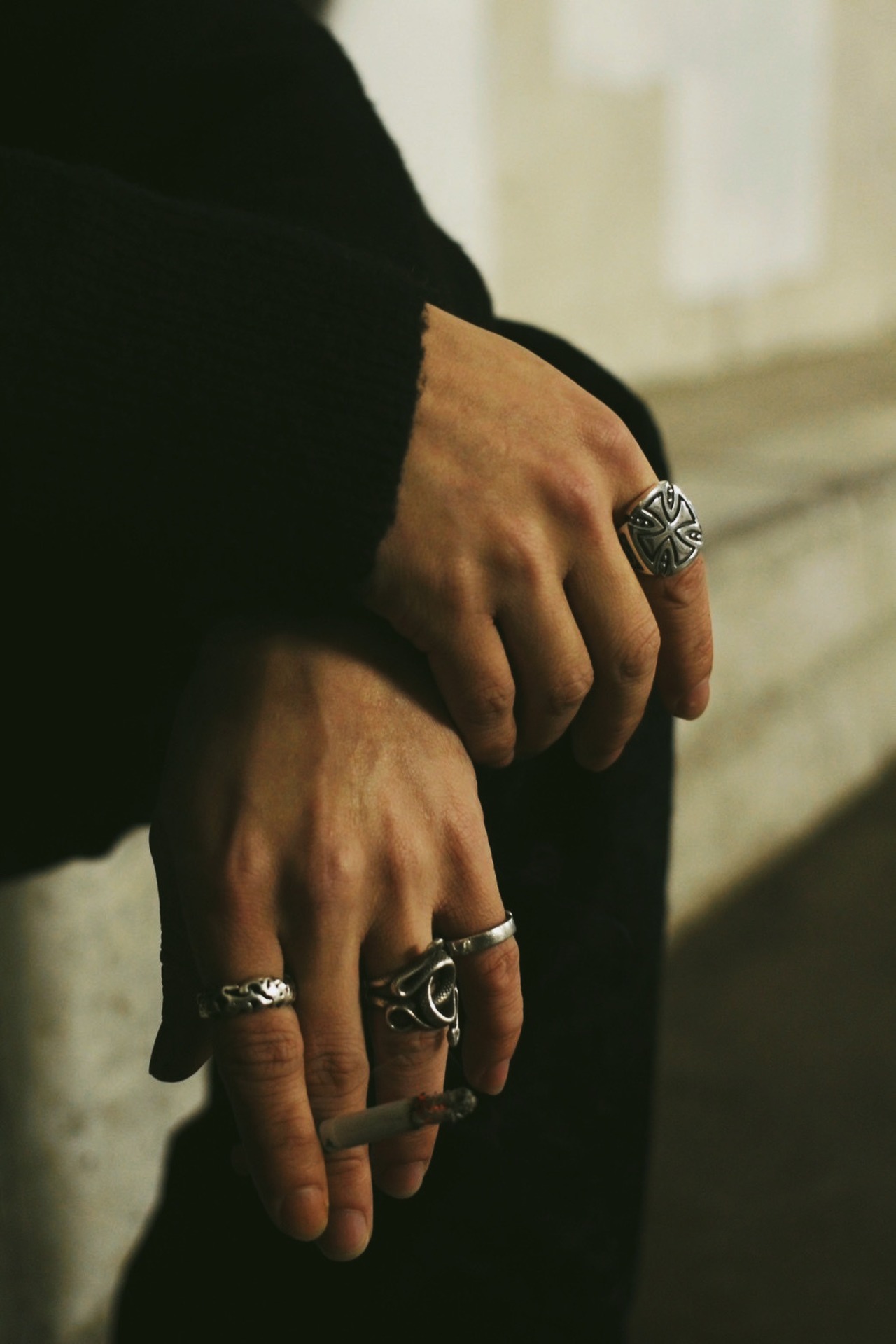 Iron Cross Dice Ring