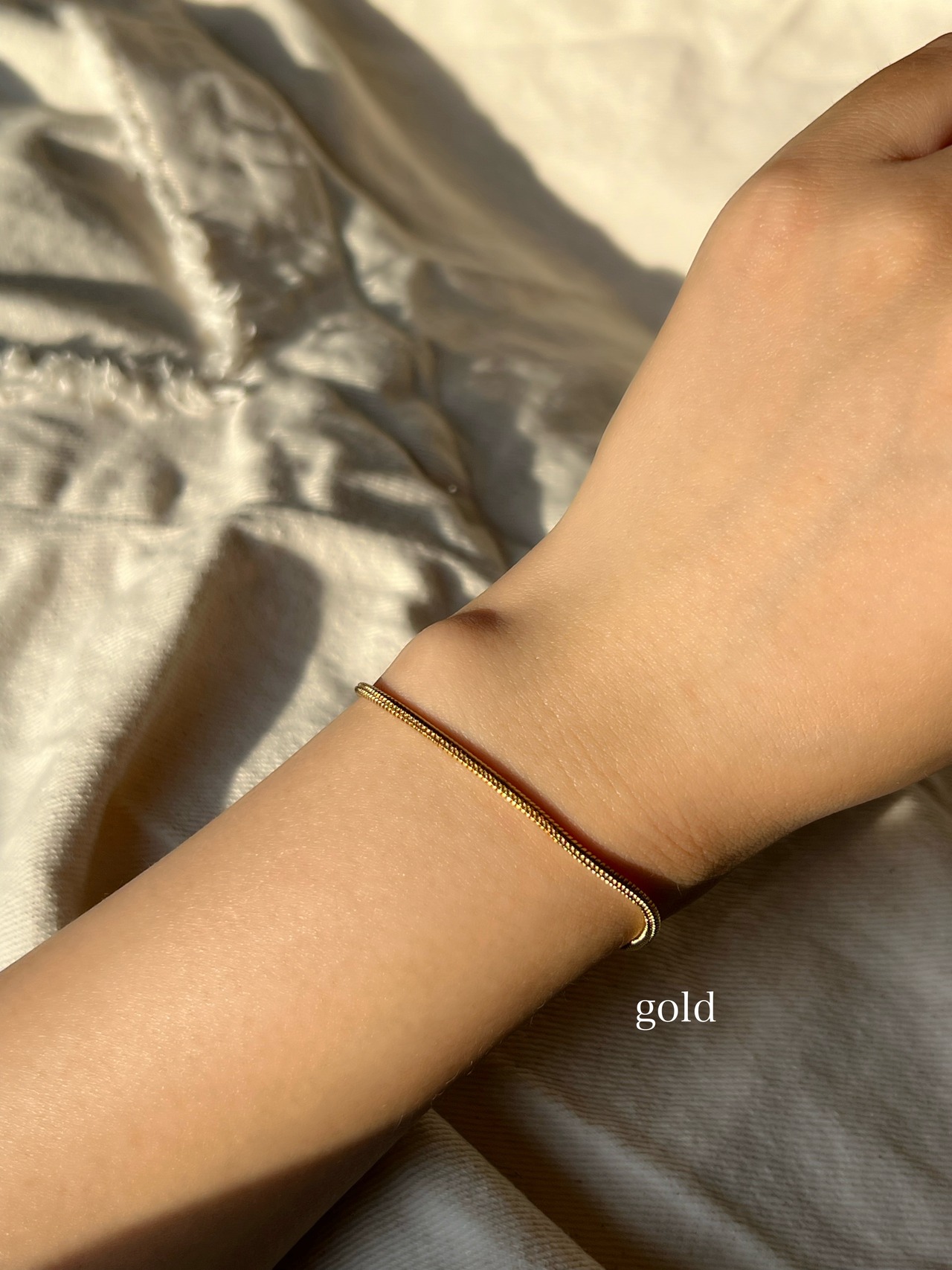 2mm snake bracelet