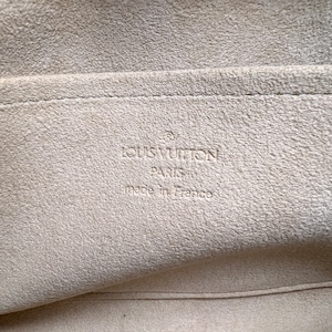 LOUIS VUITTON ルイヴィトン ポシェットツイン モノグラム レザー ショルダーバッグ ブラウン A-14114