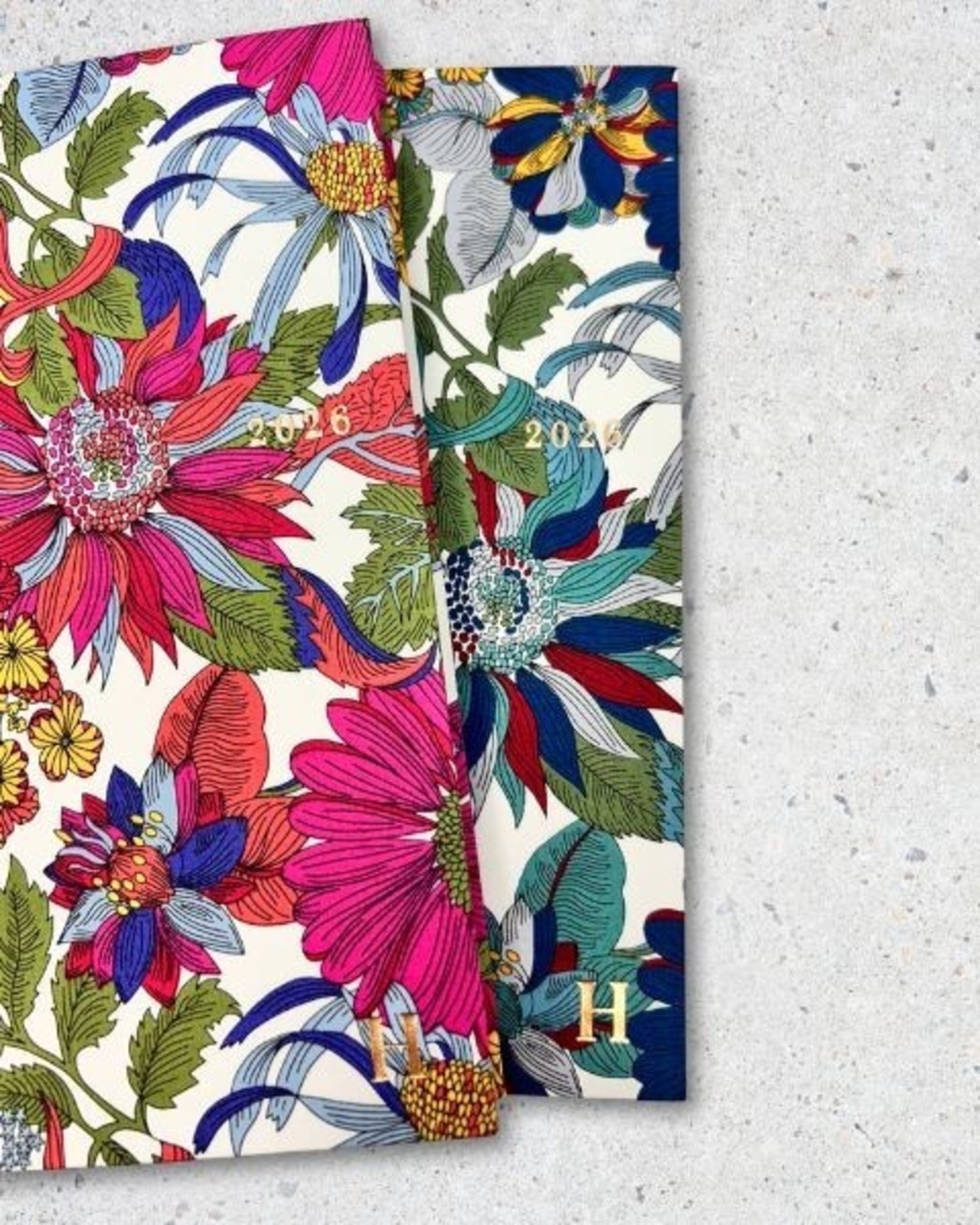 【2026ダイアリー】Diary LIBERTY（ダイアリー　リバティ）flower×Pink（花×ピンク）