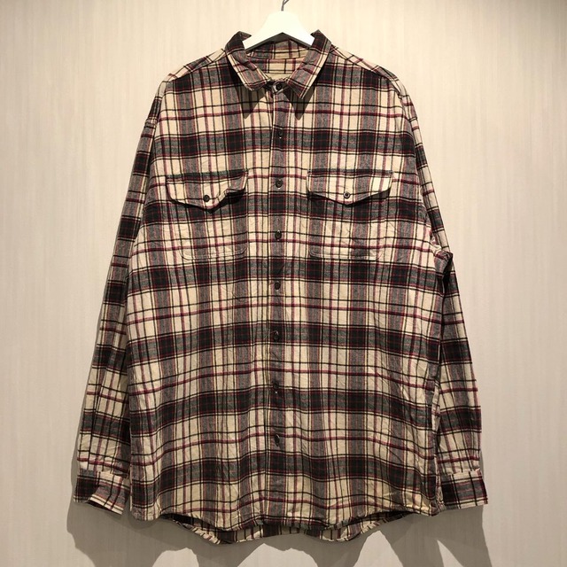 90s〜00s Eddie Bauer flannel  shirt【高円寺店】