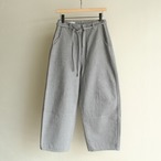 JOICEADDED  Round wide denim trousers