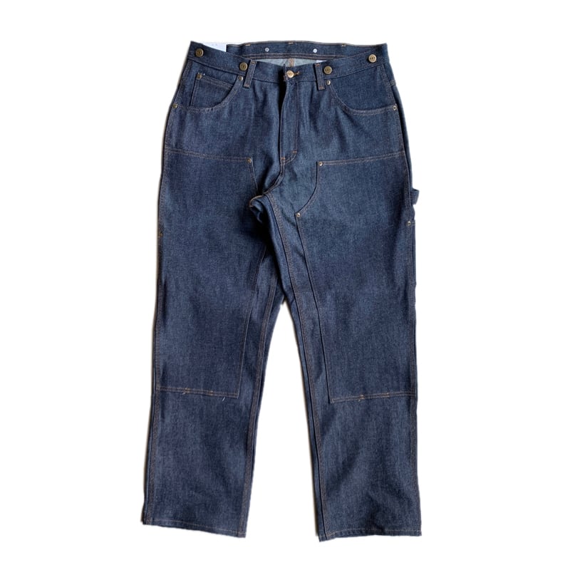 KEY INDUSTRIES / Double Front Denim Logger Dungaree (Denim) | BENCH