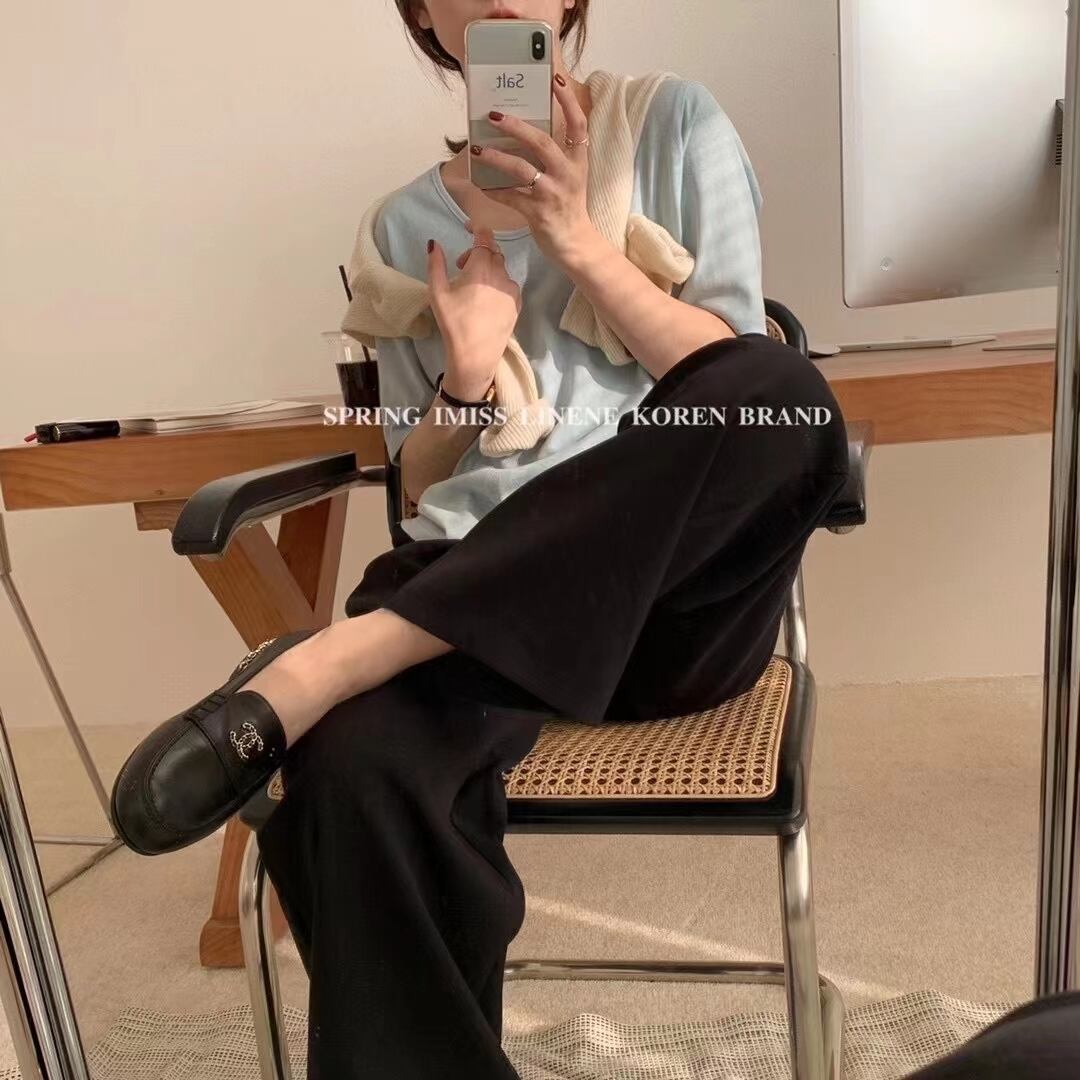 Uネックカットソー　AJ2205-627