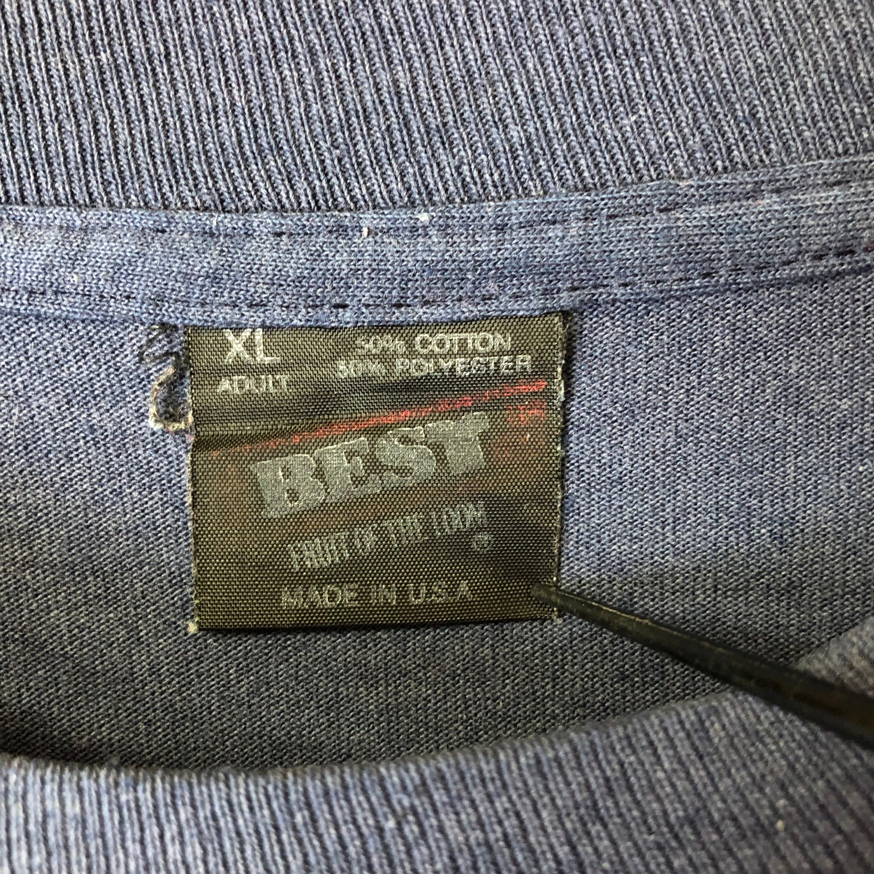 USA製 90s VINTAGE FRUITS OF THE LOOM BEST黒タグ 両面 USA製 90s VINTAGE FRUITS OF THE LOOM BEST黒タグ 両面