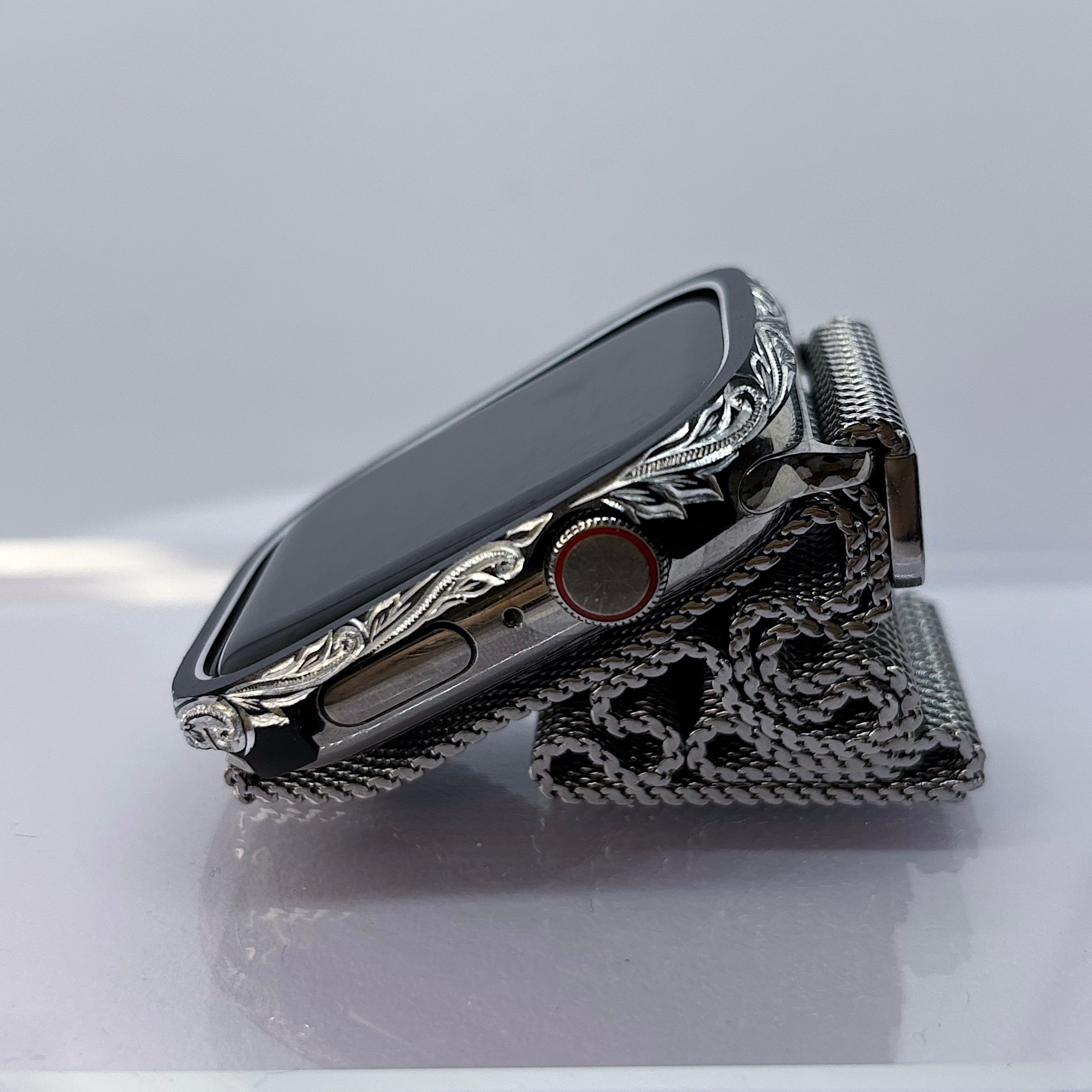 Apple Watch Case~HERITAGE~(46mm/Black) | M.U. ENGRAVING