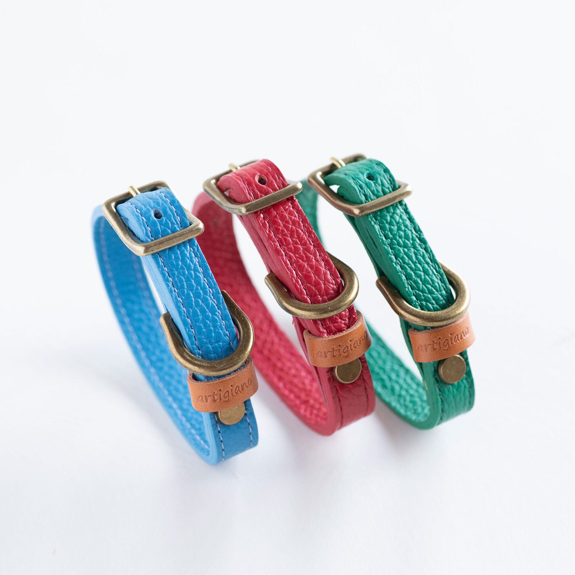 犬の首輪 (イタリアンレザー)【dc-01ss】 | artigiano Ι アルティジャーノ