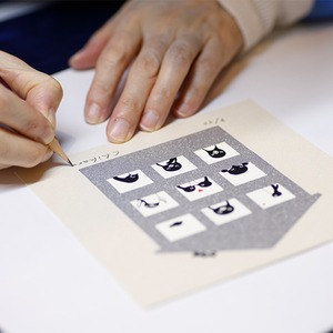 《シルクスクリーン》『ペンギンアパートメント 白の巻』