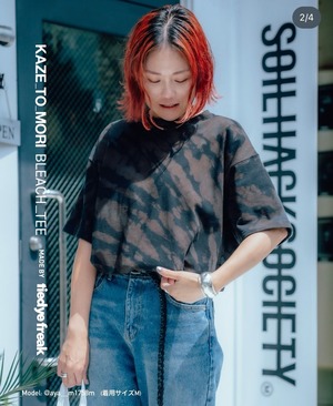 KAZE_TO_MORI™　ブリーチTシャツ