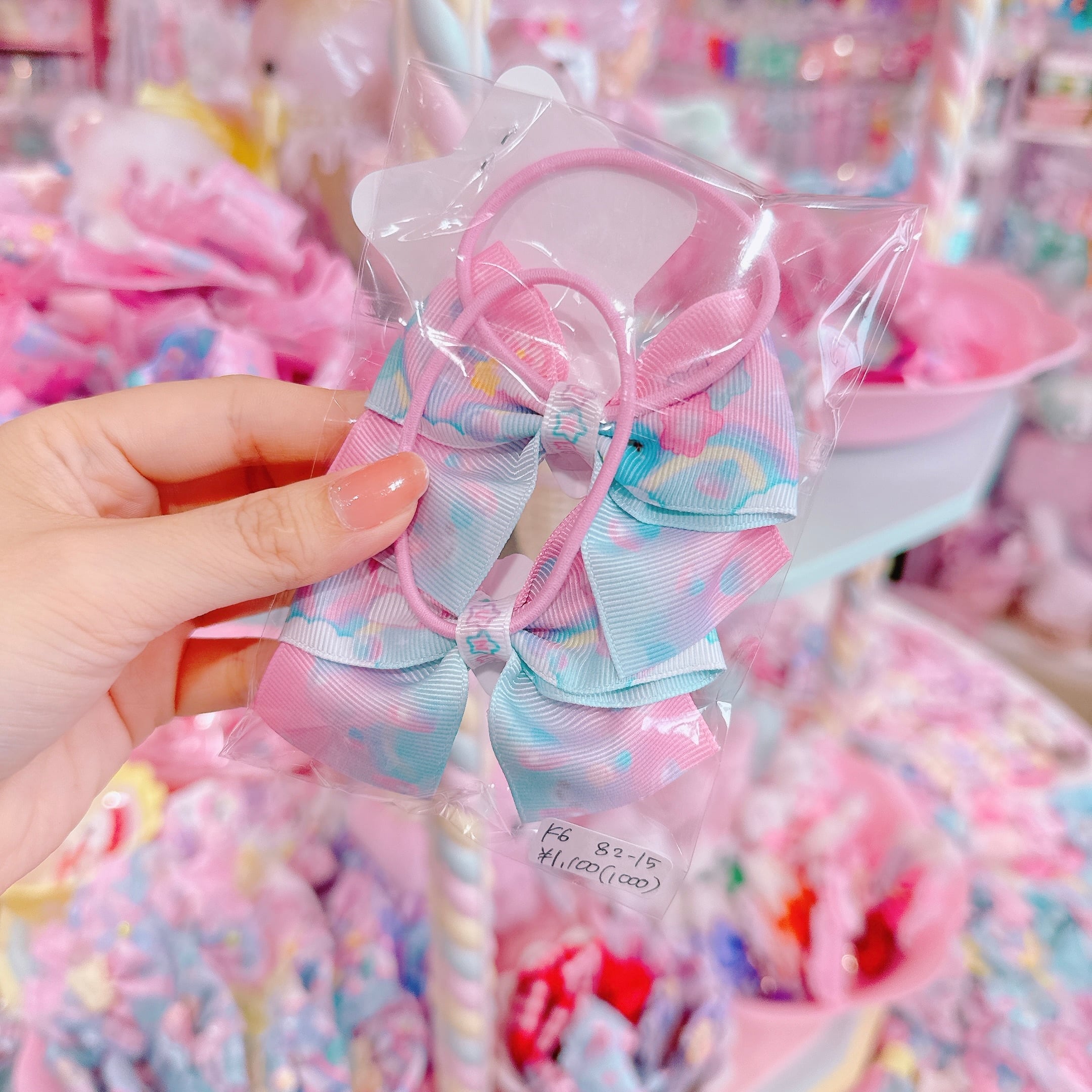 【K6】82-15ツインヘアゴム