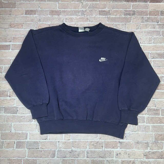 1990S NIKE LOGO SWEAT SHIRT NAVY