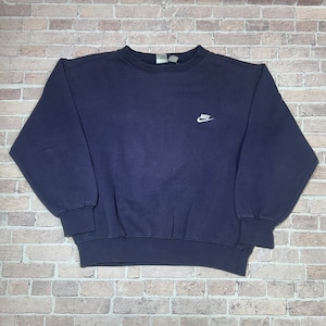 1990S NIKE LOGO SWEAT SHIRT NAVY