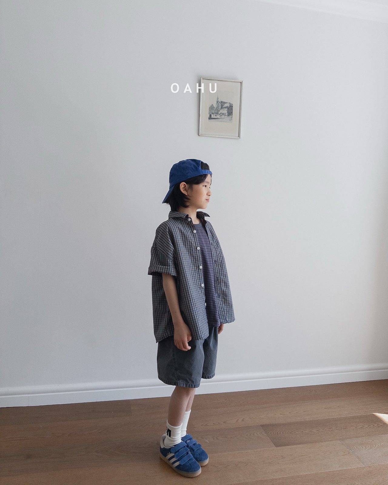 [OAHU] Sheer check shirt (JS/JM/JL/JXL) / [오아후] 시어체크셔츠 (JS/JM/JL/JXL)