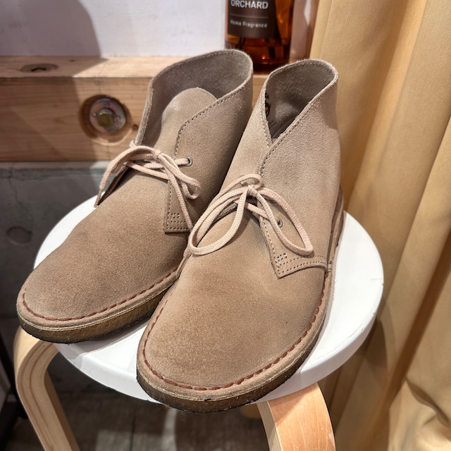 CLARKS SUEDE DESERT BOOTS 6 1/2