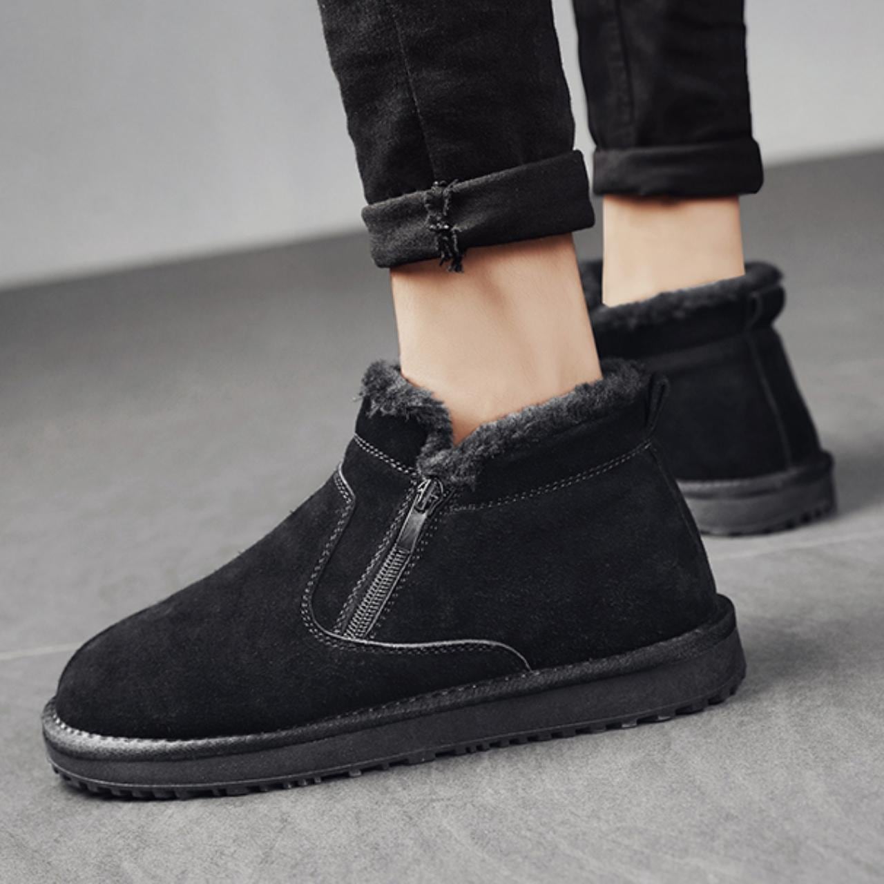 予約販売】ボアブーツ メンズ キャメル ブラック グレー DK03 | Shoes